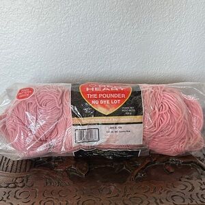 Red Heart The Pounder No Dye Lot Pink Yarn - Red Heart No Dye Lot 4 ply